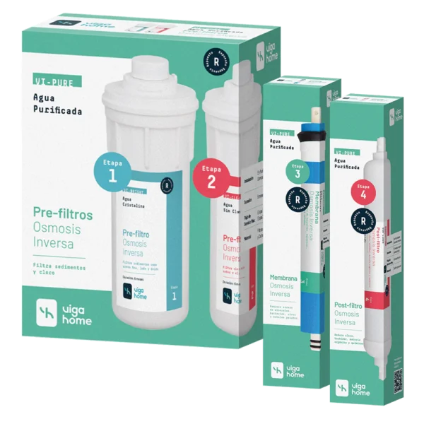 Pack 4 etapas osmosis inversa